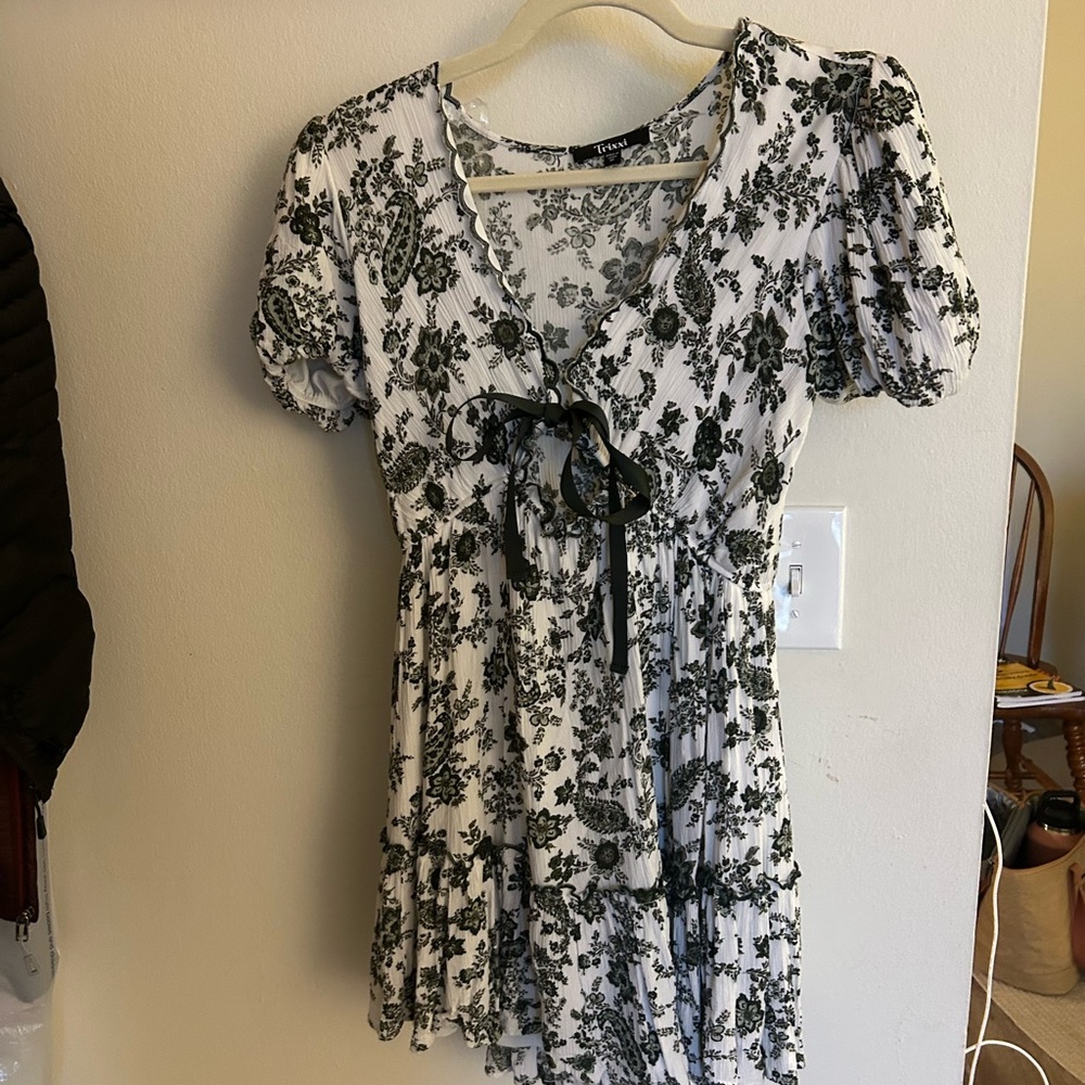 Floral Patterned Mini Dress